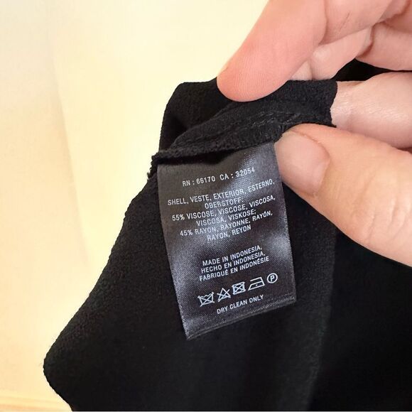 Anthropologie Maeve Black Sleeveless Gauzy V-Neck Dress Size Small - Picture 6 of 6